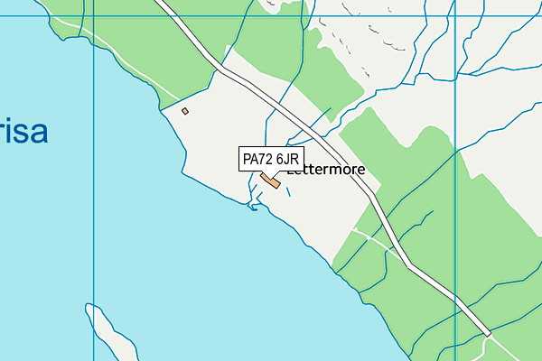PA72 6JR map - OS VectorMap District (Ordnance Survey) PA72 6JR map - OS VectorMap District (Ordnance Survey)