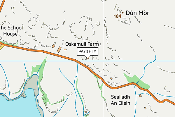 PA73 6LY map - OS VectorMap District (Ordnance Survey) PA73 6LY map - OS VectorMap District (Ordnance Survey)