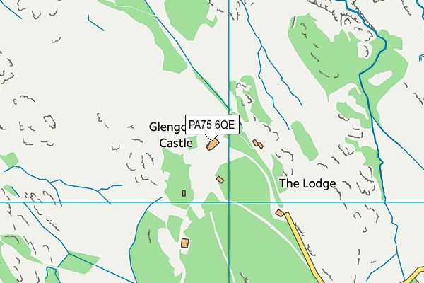 PA75 6QE map - OS VectorMap District (Ordnance Survey)