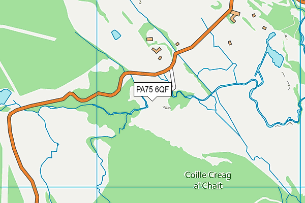 PA75 6QF map - OS VectorMap District (Ordnance Survey) PA75 6QF map - OS VectorMap District (Ordnance Survey)