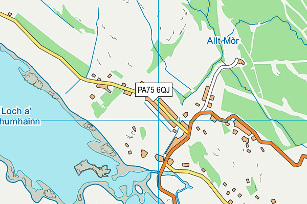 PA75 6QJ map - OS VectorMap District (Ordnance Survey) PA75 6QJ map - OS VectorMap District (Ordnance Survey)