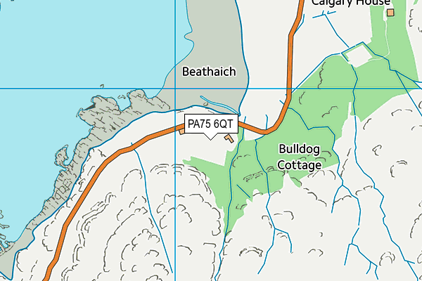 PA75 6QT map - OS VectorMap District (Ordnance Survey) PA75 6QT map - OS VectorMap District (Ordnance Survey)