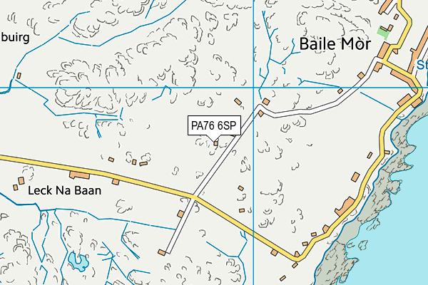 PA76 6SP map - OS VectorMap District (Ordnance Survey) PA76 6SP map - OS VectorMap District (Ordnance Survey)