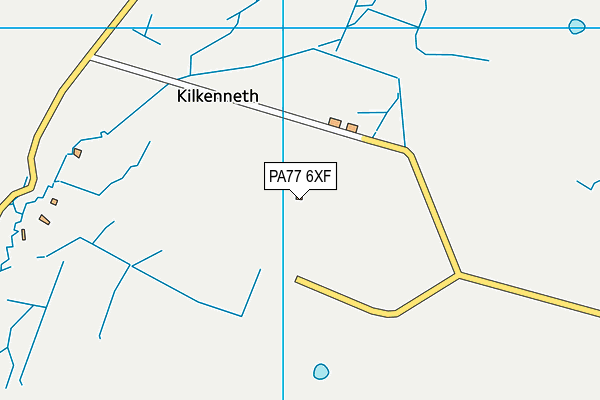 PA77 6XF map - OS VectorMap District (Ordnance Survey) PA77 6XF map - OS VectorMap District (Ordnance Survey)