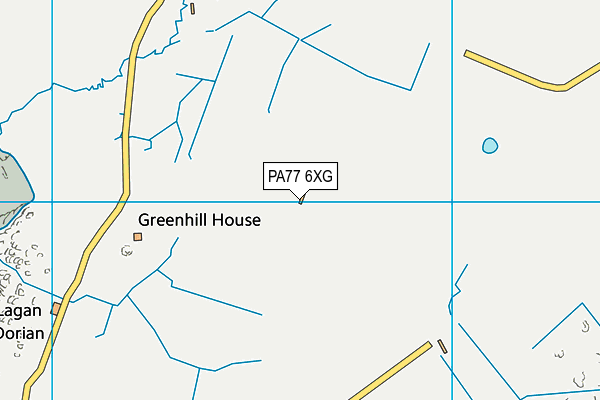 PA77 6XG map - OS VectorMap District (Ordnance Survey) PA77 6XG map - OS VectorMap District (Ordnance Survey)