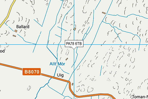 PA78 6TB map - OS VectorMap District (Ordnance Survey) PA78 6TB map - OS VectorMap District (Ordnance Survey)