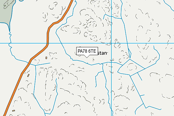 PA78 6TE map - OS VectorMap District (Ordnance Survey) PA78 6TE map - OS VectorMap District (Ordnance Survey)