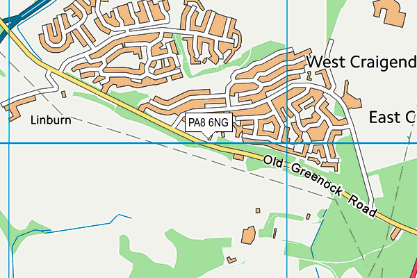PA8 6NG map - OS VectorMap District (Ordnance Survey) PA8 6NG map - OS VectorMap District (Ordnance Survey)