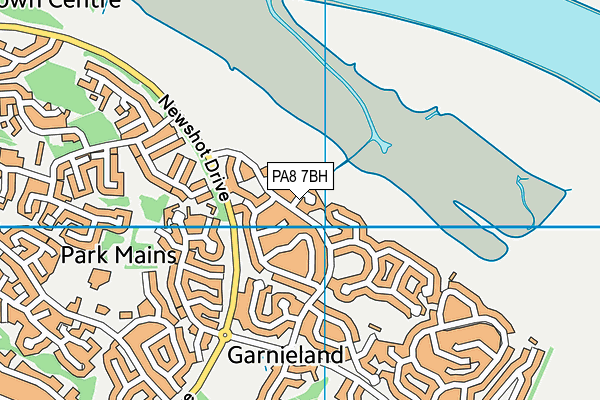 PA8 7BH map - OS VectorMap District (Ordnance Survey) PA8 7BH map - OS VectorMap District (Ordnance Survey)