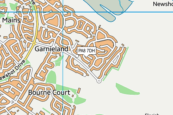 PA8 7DH map - OS VectorMap District (Ordnance Survey) PA8 7DH map - OS VectorMap District (Ordnance Survey)