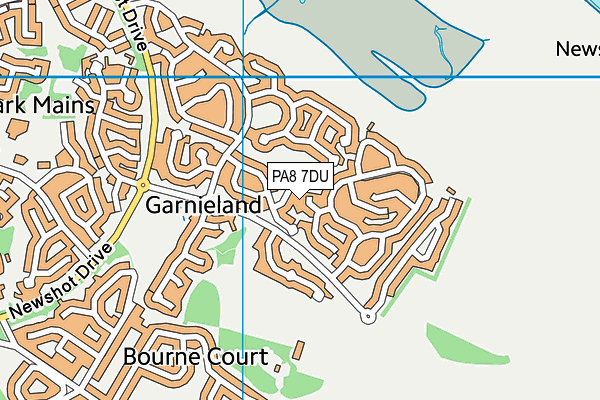 PA8 7DU map - OS VectorMap District (Ordnance Survey) PA8 7DU map - OS VectorMap District (Ordnance Survey)