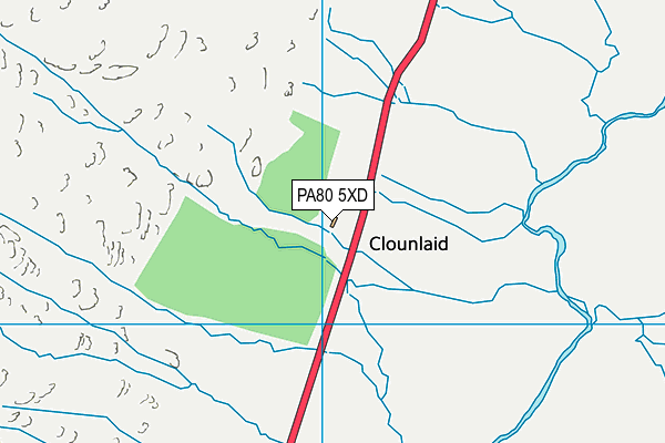 PA80 5XD map - OS VectorMap District (Ordnance Survey) PA80 5XD map - OS VectorMap District (Ordnance Survey)