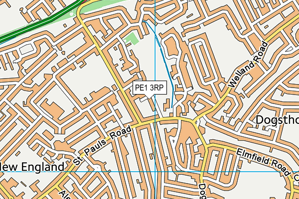 PE1 3RP map - OS VectorMap District (Ordnance Survey) PE1 3RP map - OS VectorMap District (Ordnance Survey)