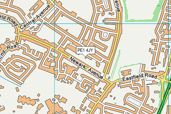 PE1 4JY map - OS VectorMap District (Ordnance Survey) PE1 4JY map - OS VectorMap District (Ordnance Survey)