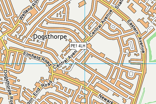 PE1 4LH map - OS VectorMap District (Ordnance Survey) PE1 4LH map - OS VectorMap District (Ordnance Survey)