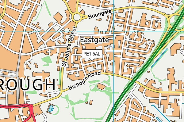 PE1 5AL map - OS VectorMap District (Ordnance Survey) PE1 5AL map - OS VectorMap District (Ordnance Survey)