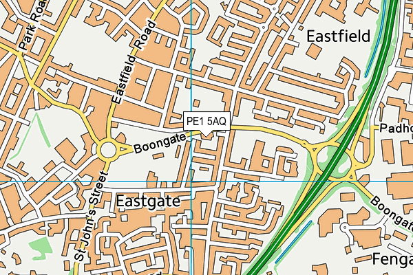PE1 5AQ map - OS VectorMap District (Ordnance Survey) PE1 5AQ map - OS VectorMap District (Ordnance Survey)