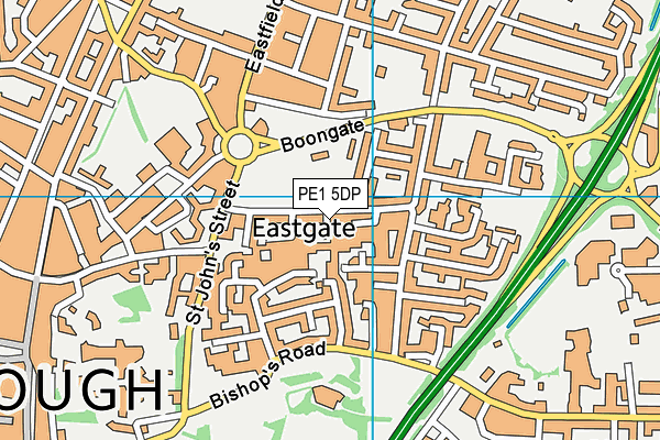 PE1 5DP map - OS VectorMap District (Ordnance Survey) PE1 5DP map - OS VectorMap District (Ordnance Survey)