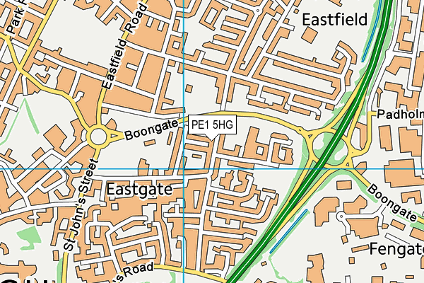 PE1 5HG map - OS VectorMap District (Ordnance Survey) PE1 5HG map - OS VectorMap District (Ordnance Survey)