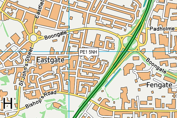 PE1 5NH map - OS VectorMap District (Ordnance Survey) PE1 5NH map - OS VectorMap District (Ordnance Survey)
