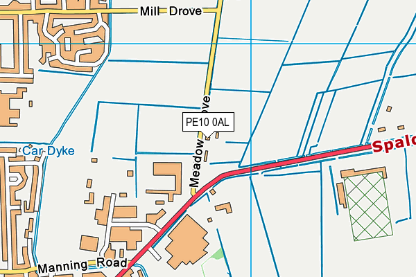 PE10 0AL map - OS VectorMap District (Ordnance Survey) PE10 0AL map - OS VectorMap District (Ordnance Survey)