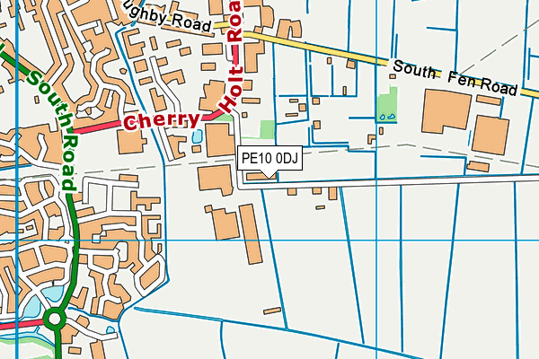 PE10 0DJ map - OS VectorMap District (Ordnance Survey) PE10 0DJ map - OS VectorMap District (Ordnance Survey)