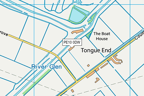 PE10 0DW map - OS VectorMap District (Ordnance Survey) PE10 0DW map - OS VectorMap District (Ordnance Survey)