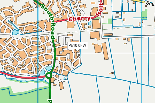 PE10 0FW map - OS VectorMap District (Ordnance Survey) PE10 0FW map - OS VectorMap District (Ordnance Survey)