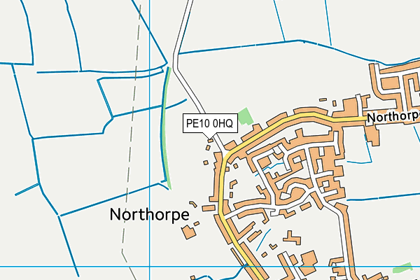 PE10 0HQ map - OS VectorMap District (Ordnance Survey) PE10 0HQ map - OS VectorMap District (Ordnance Survey)