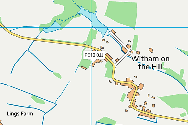 PE10 0JJ map - OS VectorMap District (Ordnance Survey) PE10 0JJ map - OS VectorMap District (Ordnance Survey)