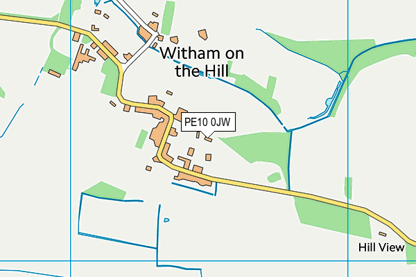 PE10 0JW map - OS VectorMap District (Ordnance Survey) PE10 0JW map - OS VectorMap District (Ordnance Survey)