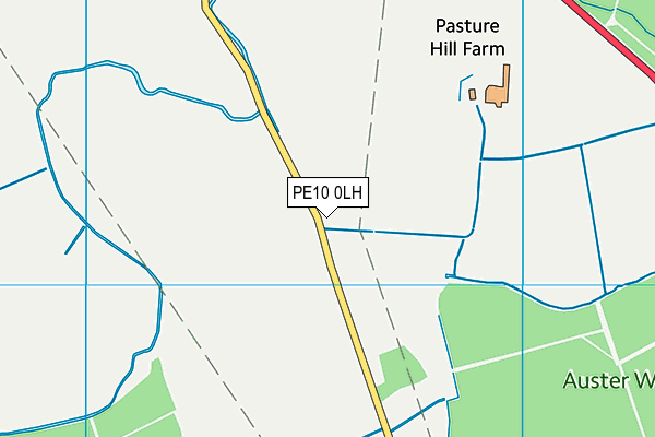 PE10 0LH map - OS VectorMap District (Ordnance Survey) PE10 0LH map - OS VectorMap District (Ordnance Survey)