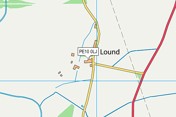 PE10 0LJ map - OS VectorMap District (Ordnance Survey) PE10 0LJ map - OS VectorMap District (Ordnance Survey)