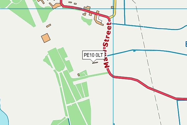 PE10 0LT map - OS VectorMap District (Ordnance Survey) PE10 0LT map - OS VectorMap District (Ordnance Survey)