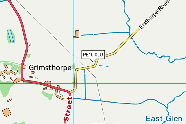 PE10 0LU map - OS VectorMap District (Ordnance Survey) PE10 0LU map - OS VectorMap District (Ordnance Survey)