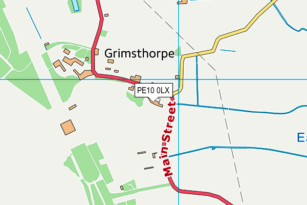 PE10 0LX map - OS VectorMap District (Ordnance Survey) PE10 0LX map - OS VectorMap District (Ordnance Survey)