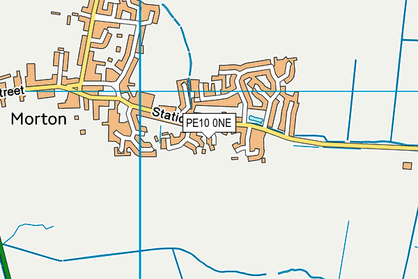 PE10 0NE map - OS VectorMap District (Ordnance Survey) PE10 0NE map - OS VectorMap District (Ordnance Survey)