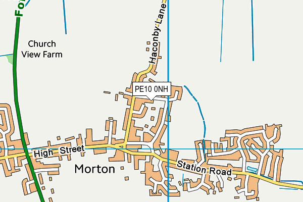 PE10 0NH map - OS VectorMap District (Ordnance Survey) PE10 0NH map - OS VectorMap District (Ordnance Survey)