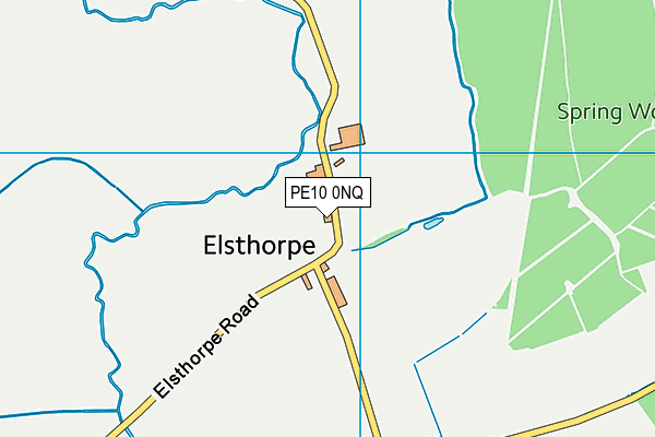 PE10 0NQ map - OS VectorMap District (Ordnance Survey)