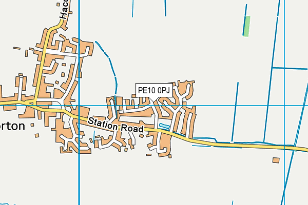 PE10 0PJ map - OS VectorMap District (Ordnance Survey) PE10 0PJ map - OS VectorMap District (Ordnance Survey)
