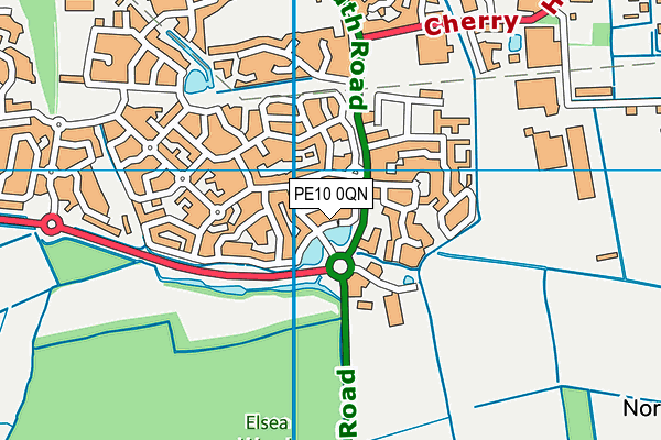 PE10 0QN map - OS VectorMap District (Ordnance Survey) PE10 0QN map - OS VectorMap District (Ordnance Survey)