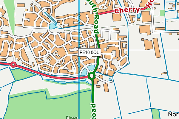 PE10 0QU map - OS VectorMap District (Ordnance Survey) PE10 0QU map - OS VectorMap District (Ordnance Survey)