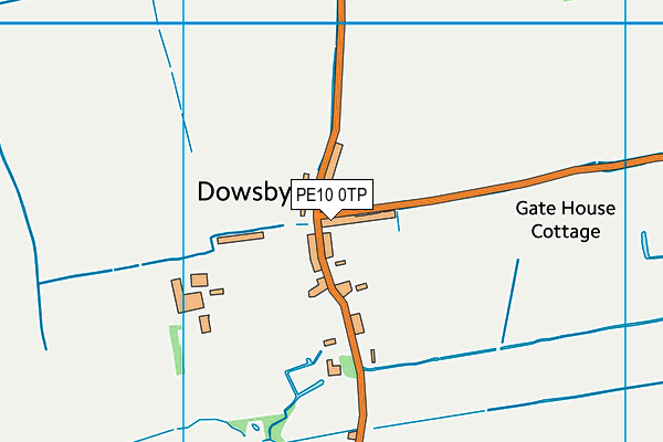 PE10 0TP map - OS VectorMap District (Ordnance Survey) PE10 0TP map - OS VectorMap District (Ordnance Survey)