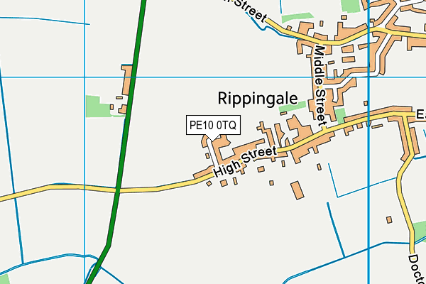 PE10 0TQ map - OS VectorMap District (Ordnance Survey)