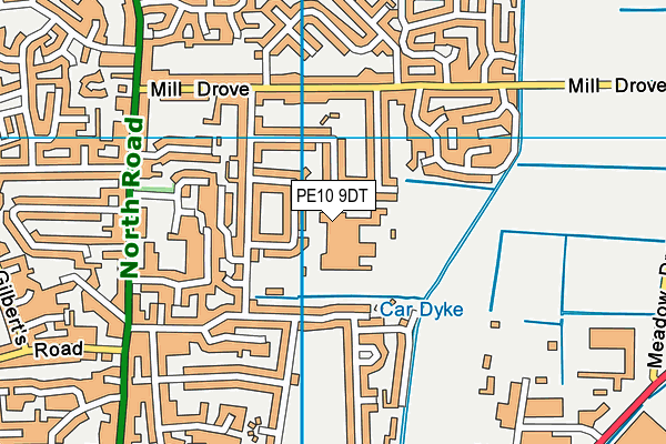 PE10 9DT map - OS VectorMap District (Ordnance Survey) PE10 9DT map - OS VectorMap District (Ordnance Survey)