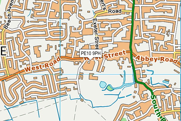 PE10 9PH map - OS VectorMap District (Ordnance Survey) PE10 9PH map - OS VectorMap District (Ordnance Survey)