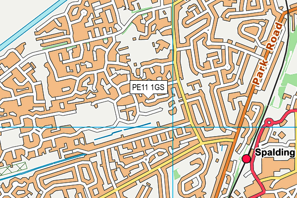PE11 1GS map - OS VectorMap District (Ordnance Survey) PE11 1GS map - OS VectorMap District (Ordnance Survey)