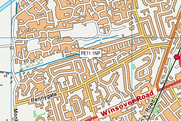 PE11 1NP map - OS VectorMap District (Ordnance Survey) PE11 1NP map - OS VectorMap District (Ordnance Survey)