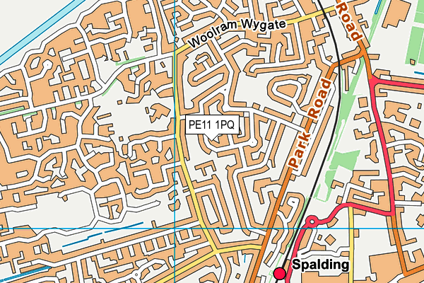 PE11 1PQ map - OS VectorMap District (Ordnance Survey) PE11 1PQ map - OS VectorMap District (Ordnance Survey)