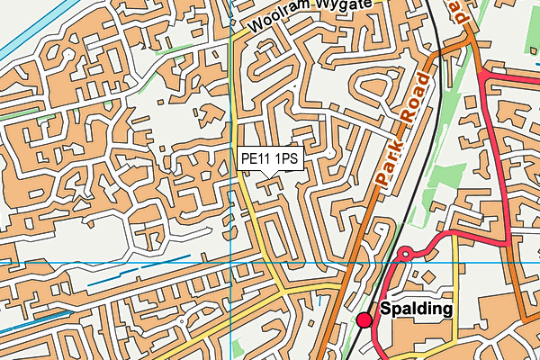 PE11 1PS map - OS VectorMap District (Ordnance Survey) PE11 1PS map - OS VectorMap District (Ordnance Survey)